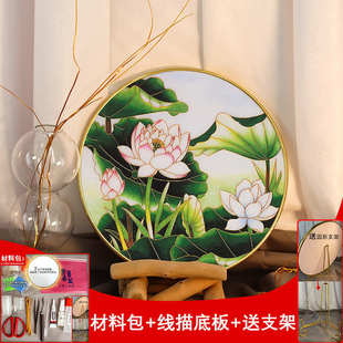 中国非遗手工大学生研学礼物工具套装 景泰蓝diy掐丝珐琅画材料包