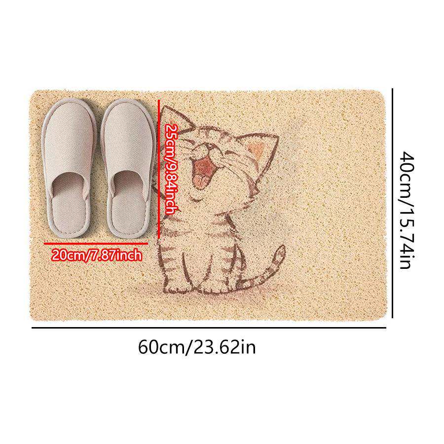 猫砂垫防带脚垫猫蹭砂盆猫咪宠物垫子餐垫大号防滑入垫可爱猫垫户