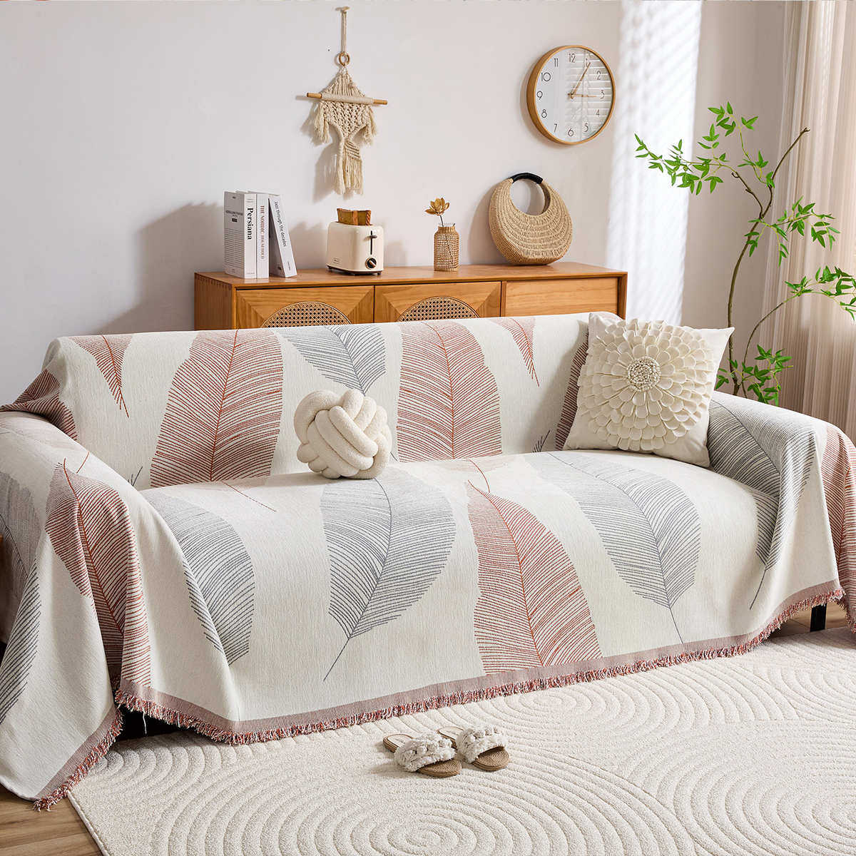 现代简约雪尼尔高级感高档新款沙发盖布巾沙发巾防滑加厚四季通用,居家布艺,沙发套,淘宝优惠券,粉丝福利购,淘宝优惠卷