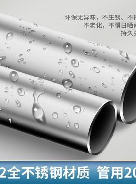 衣布柜家用卧钢室不锈框架式全加粗加厚防水纱帘简易长挂款T69223