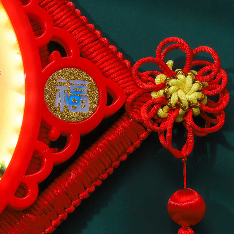 中国结挂件大号福字挂饰客厅发光中国节结婚春节新年喜庆装饰挂饰