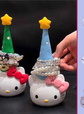 首饰收纳层架hellokitty发圈手錬入户玄关收纳装饰摆饰礼物收纳神