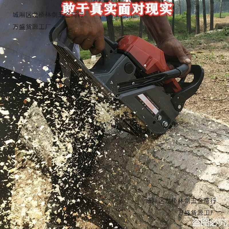 功款二冲油锯CZD汽油新锯程砍树家用伐木锯电锯小型手持大率汽油