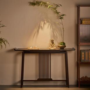 新6809中式 玄台桌入户案端条景台仿古简约小关案几供桌墙靠窄条