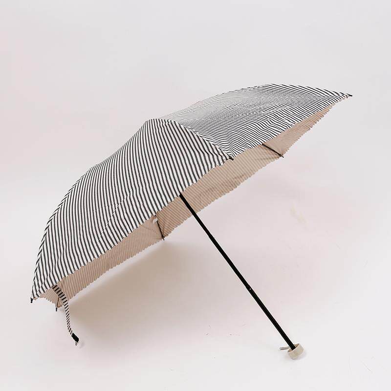 高档出口日本超量150克珠光胶防晒紫外线雨太阳轻三折叠遮阳晴伞