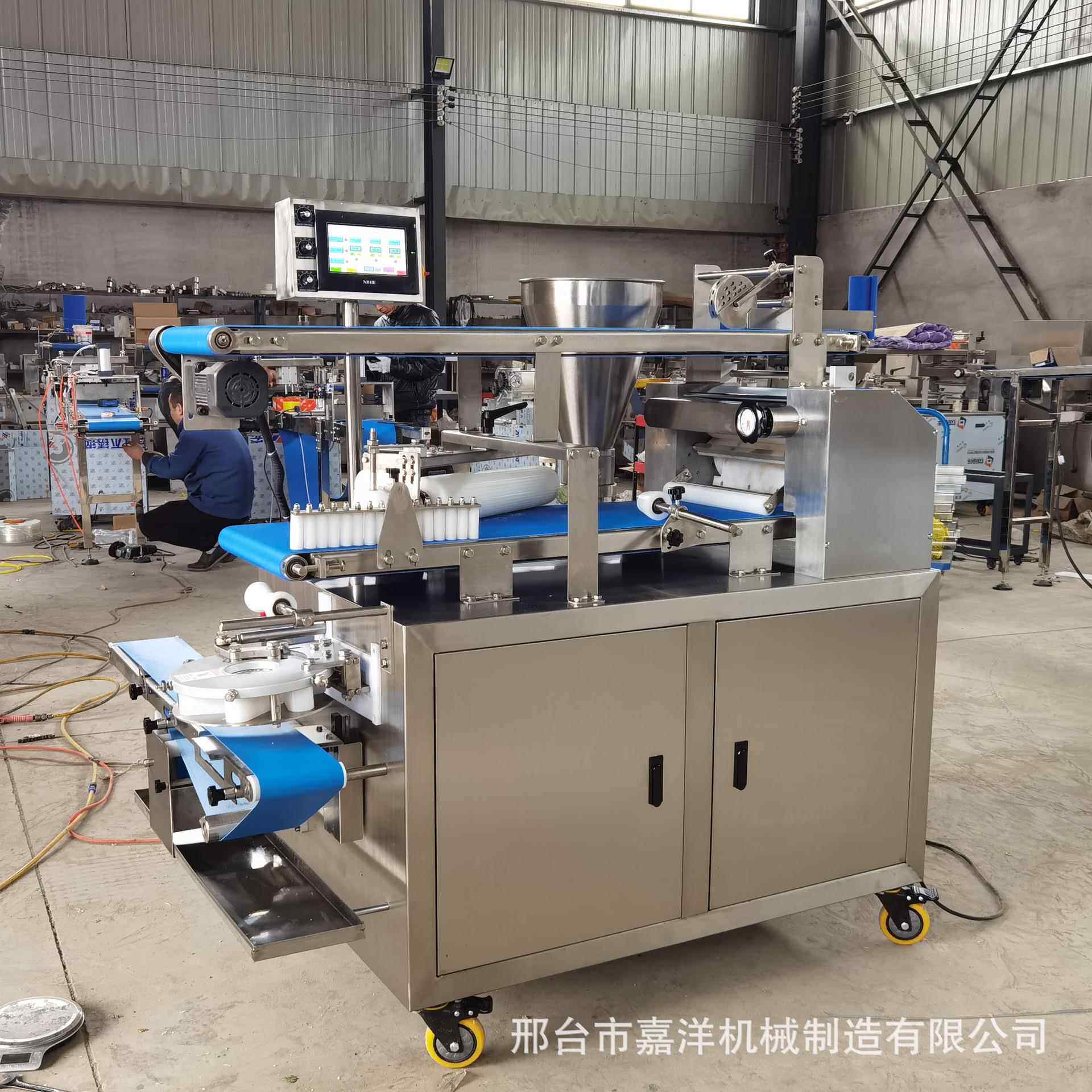 全动智能卷面功式包鹌鹑AXI蛋包子机 仿手工速冻子包机 多能自花