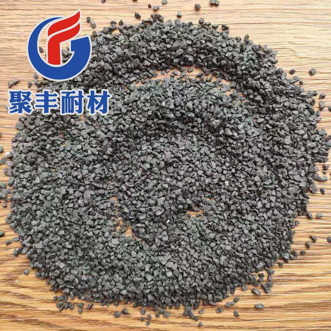 耐火材料用黑刚玉 0-1-3-5-8mm黑刚玉段砂 高硬度黑刚玉颗粒