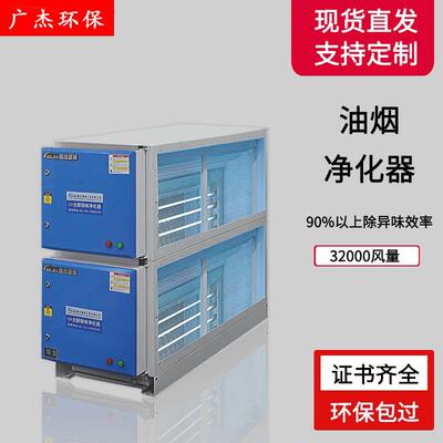 商用油烟净化器PLUS32000大风量餐厅饭馆使用静电油烟净化设备