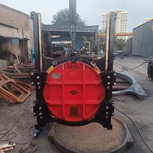 启闭机闸门铸铁厂家智能闸铜闸门镶节一体化源头圆可调方闸门