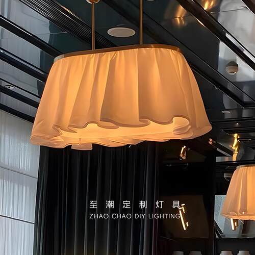 餐厅吊灯日式饭店餐饮侘寂风咖啡厅服装店装饰灯复古法式氛围灯具
