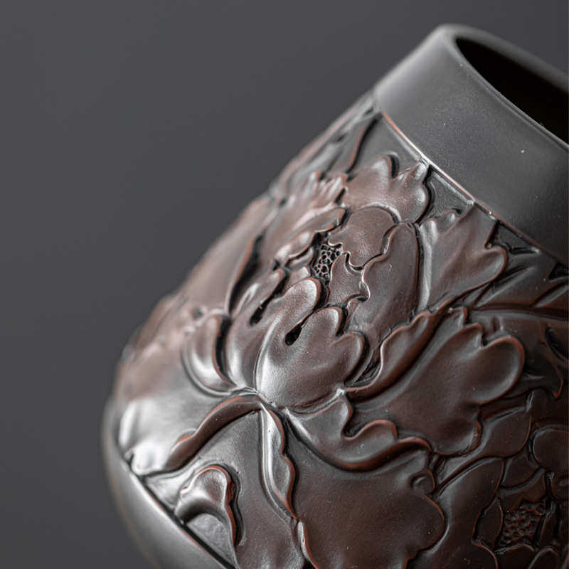 紫陶茶道六君子整套茶道配件泡茶立体荷韵浮雕中式复古茶勺茶夹桶,餐饮具,茶具礼盒,淘宝优惠券,粉丝福利购,淘宝优惠卷