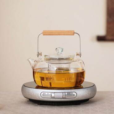 茗凤祥X1升级款冰花银电陶炉超薄迷你静音煮茶电茶壶家用保温