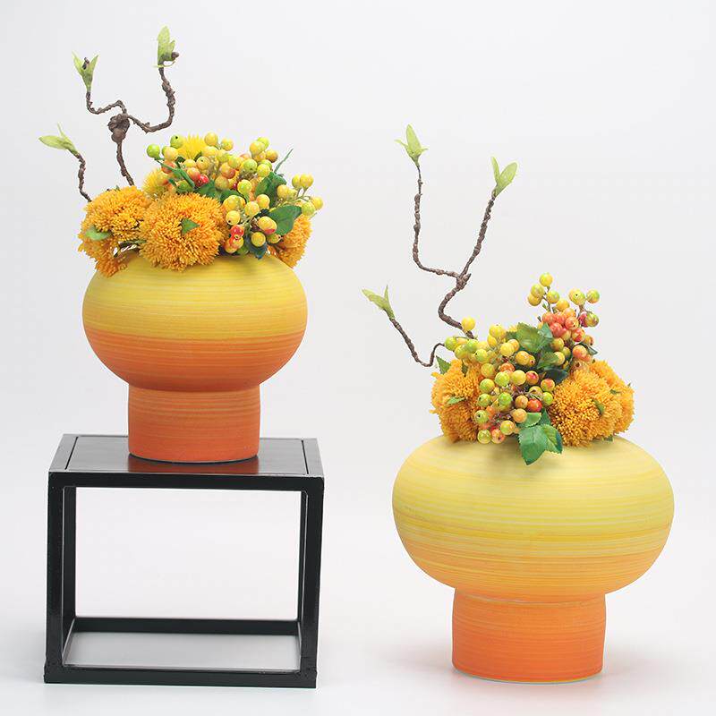 新中式仿真整体花艺假花绿植盆栽餐桌样板房客厅电视柜装饰品摆设