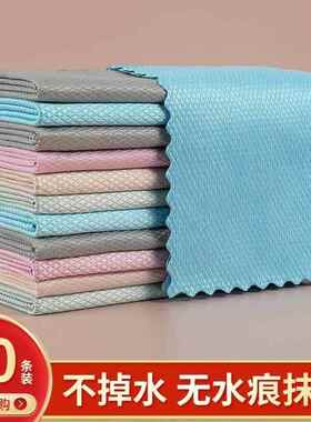 厨房神器鱼纹布鱼菱鱼鲮膜妈嘛袜沫鱼鳞摸布擦茶具抹手布专用