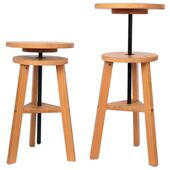 榉木制画凳专业美术旋转画凳可调节高度360旋转成人绘画凳子