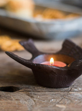 烟灰缸美式乡村创意金属装饰摆件