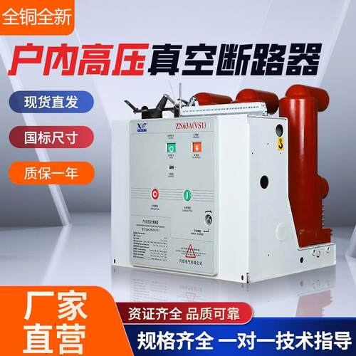 户内压真空断路器vs112kv10kvgn19隔离固定式630a-25gn30