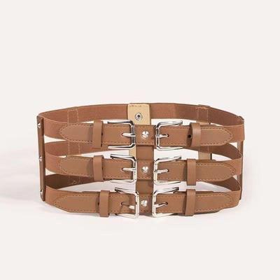 暗黑Lolita赛博朋克哥特机能腰带女显瘦束腰军lo配饰jk辣妹腰封酷