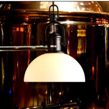 LOFT复古工业风铁艺玻璃吊灯餐厅吧台咖啡厅网咖火锅店民宿灯饰