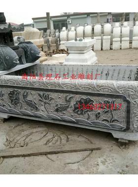 厂家直供石雕鱼缸 青石仿古石雕鱼缸 石雕花盆  室内庭院流水摆件