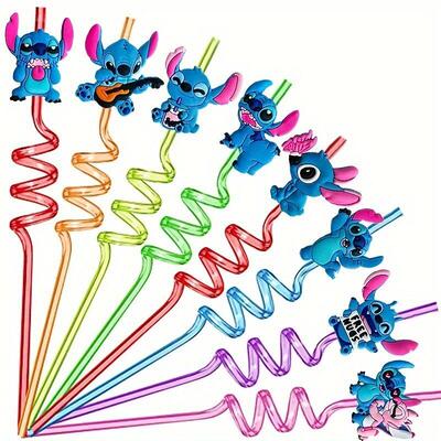 8Pcs Lilo & Stitch Winnie Mickey Mouse Spiderman Birthday P