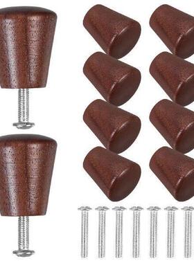 10 Pcs les Solid Wood Pulls Vintage Wood H les Knobs