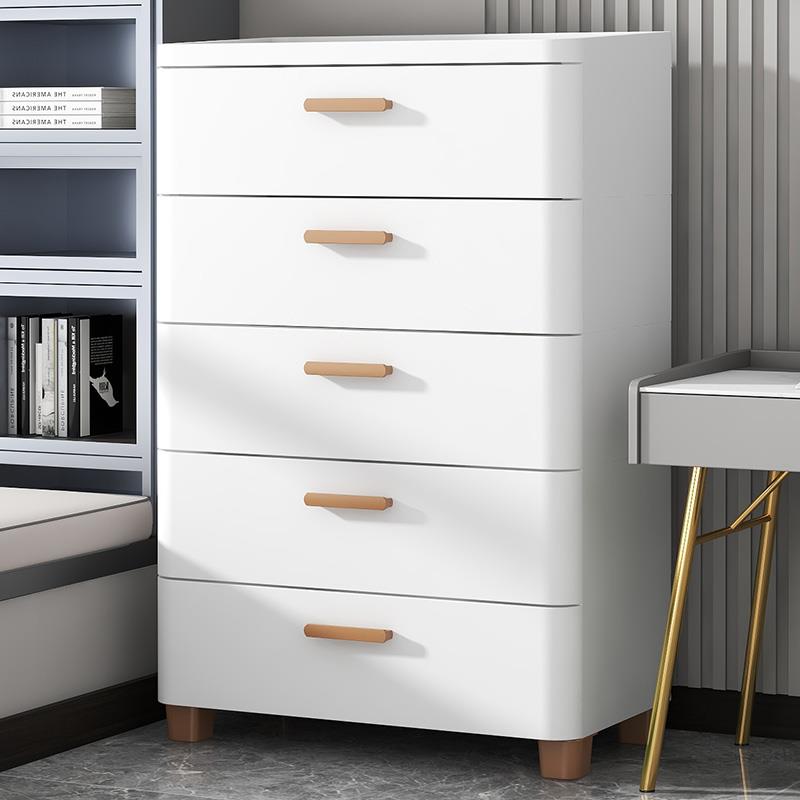 芙蕾米抽屉式收纳柜子多层储物柜塑料家用宝宝衣柜婴儿衣服多层置物架床笠拉车