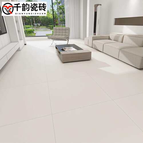 广东佛山瓷砖800x800天鹅绒柔光砖亮面奶油白卧室客厅室内地砖