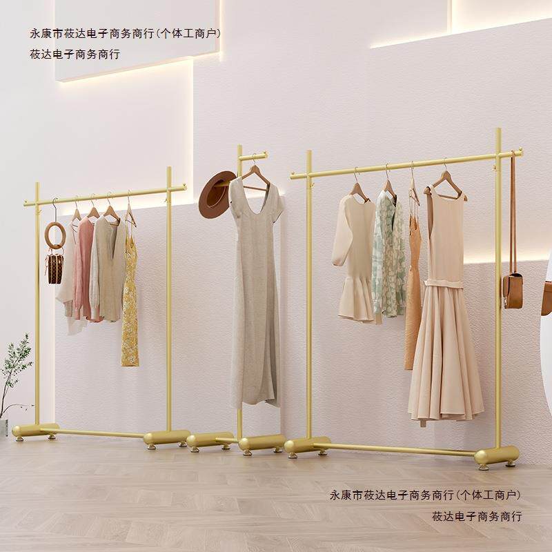 落地式挂衣架陈列架衣服架北欧童装店女装店货架铁艺服装店展包邮