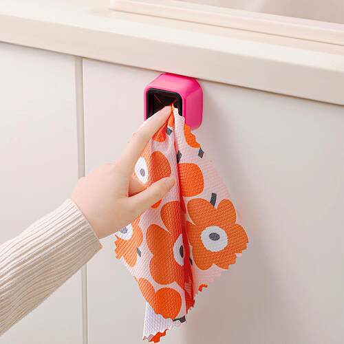 Kitchen Cloth Hanger, Towel Rack, No-Drill Storage Hook, Cli