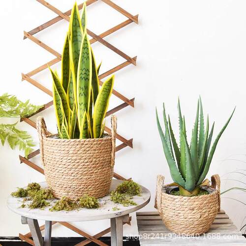 竹篮手工编织品包草编花篮花盆篮子花盆竹编l编制藤编篮插鲜花篮