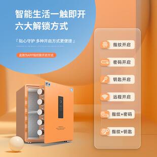保险柜智能 家用小型床头办公纹险箱全钢密JYY防指盗保指纹码