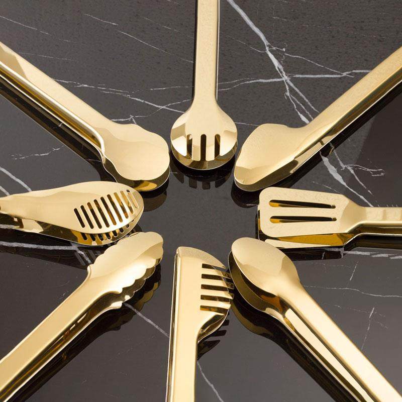 不锈钢食品夹子厨房煎牛排专用面包夹水果分菜食物烧烤烤肉夹金色,厨房/烹饪用具,烧烤夹/叉/铲/针,淘宝优惠券,粉丝福利购,淘宝优惠卷