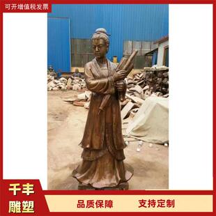 天使铜雕像制作 西方女人物铸铜雕塑 人物雕塑 欧式