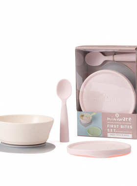 树薯淀粉宝宝食套餐新品组餐具吸盘碗碗儿新生辅防摔miniware童
