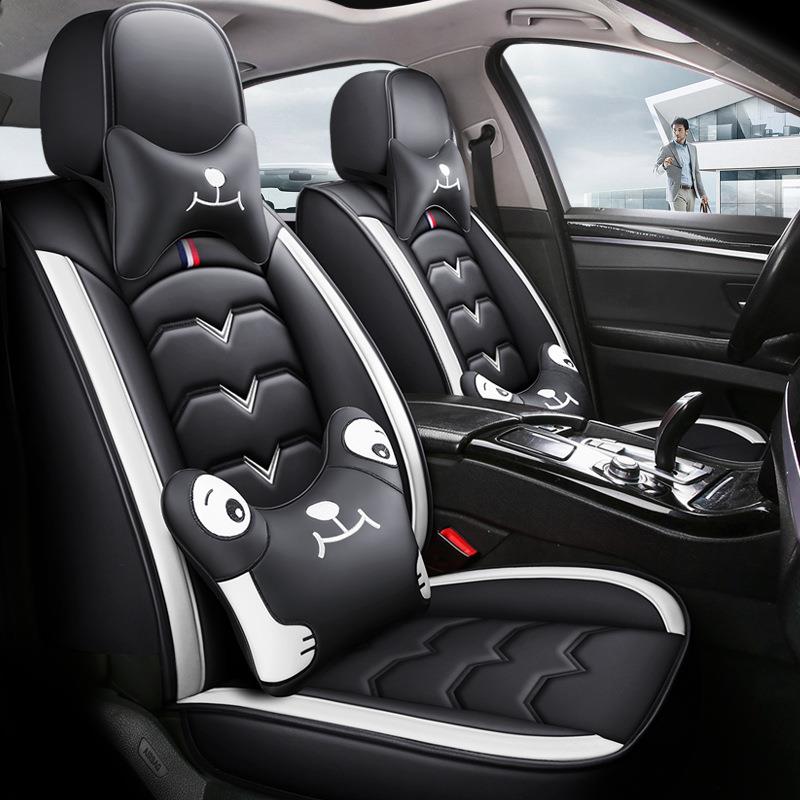 新款全皮卡通四季垫汽车座垫坐垫座垫套厂家亚马逊跨境