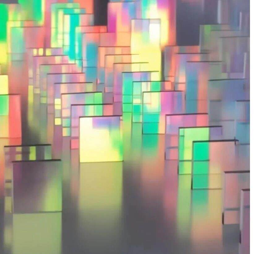 diy炫彩亚克力装饰画炫彩亚克力板合色棱镜墙面抖音同款光影艺术