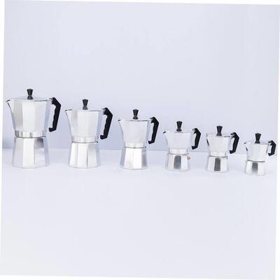 Aluminum Moka Pot Coffee Maker Octagonal Moka Coffee Maker