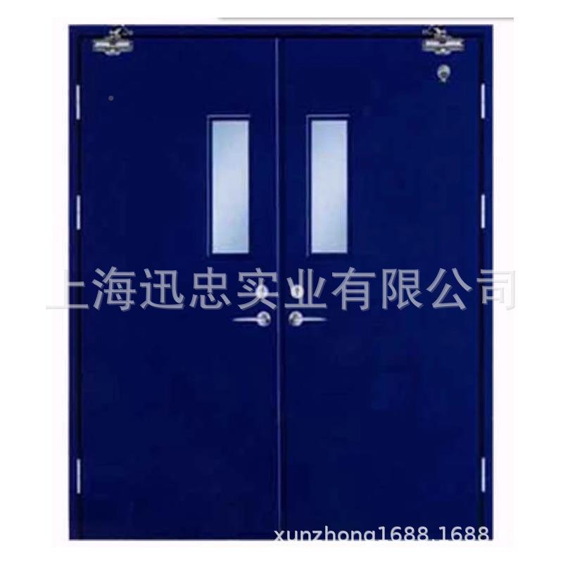 热GFM-销乙级钢质防火门火防盗防开门双推拉甲级钢逃生门消防门窗