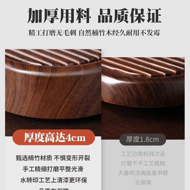 电木款茶盘茶台家用2025新款办公室用茶托盘茶具实木干泡台竹茶几