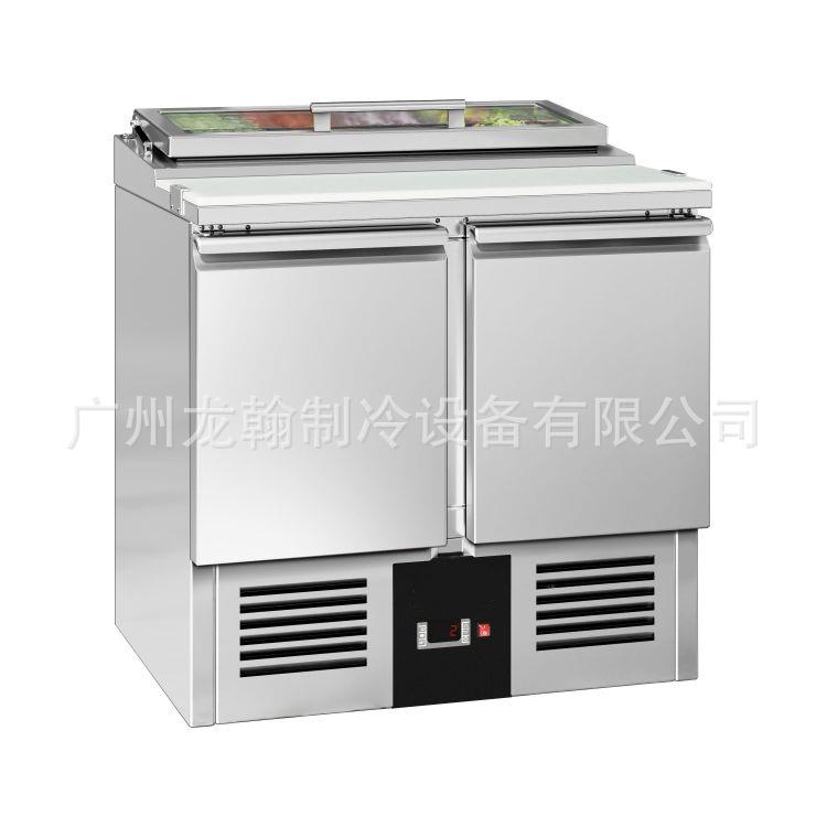 欧款风冷披萨台甜品展示柜风冷水果沙拉台比萨操作台冷藏柜