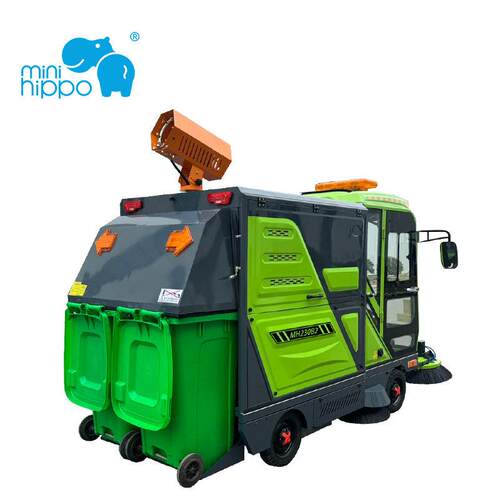 小河马驾驶式电动扫地车工业多功能环卫清洁车工厂车间路面清扫车