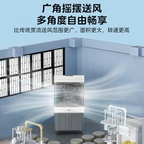美.的工业冷风机制冷车间大型水冷风扇商用工厂房空调扇AC500-23B