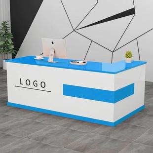 收银柜台吧台前台接待台简约现代前台柜台