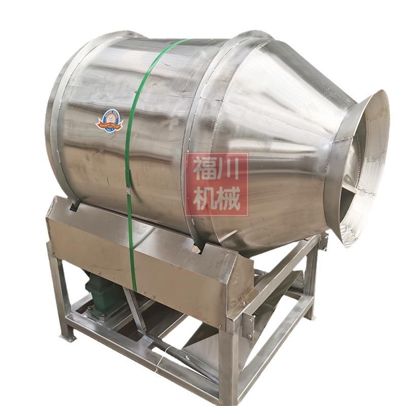 福川不锈钢滚筒搅拌机商用腌肉添加剂搅拌机膨化食品调味搅拌设备