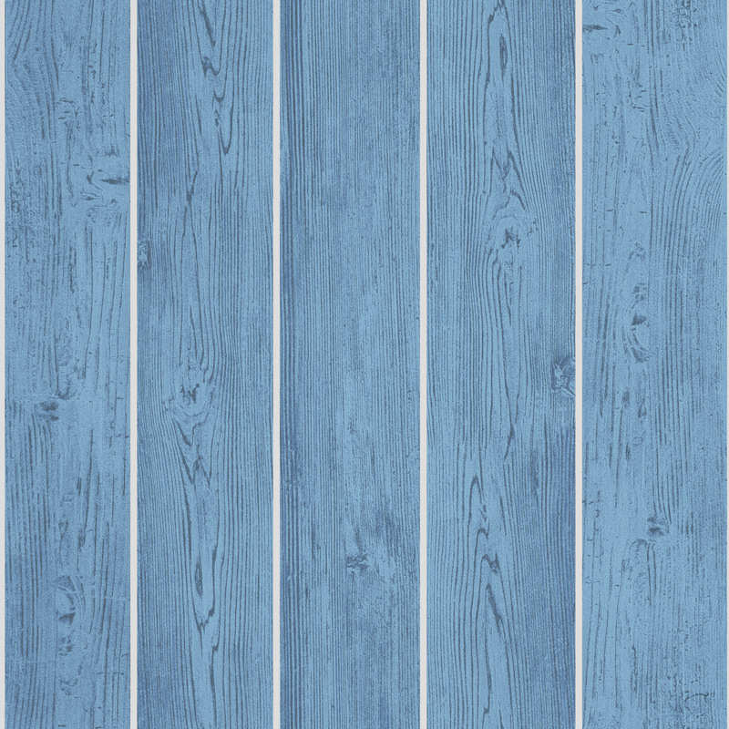 横条客厅木纹绒3d电视简约地中海壁纸现代背景卧室鹿皮纹木板墙纸