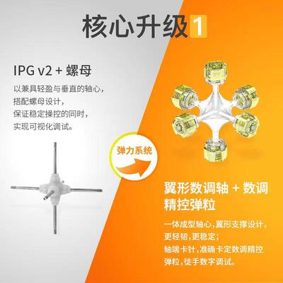 GAN356RS_V2.0 贴片彩色三阶魔方 无磁版 传奇经典升级竞速比赛
