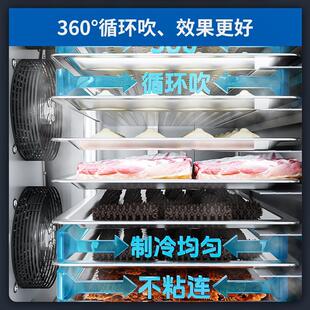 德菱仕速速柜商用速冻冷柜零下45冻度急冻柜插盘包饺子子海参冻机