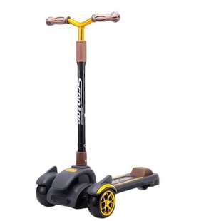 车童可折叠 男女儿童中大6滑滑板8脚踏小孩3车灯光岁12 音乐溜溜