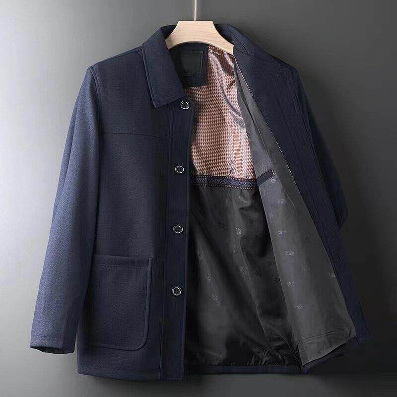 中老年夹克男2025春秋60-70-80岁老人外套上衣爷爷老头衫爸爸衣服